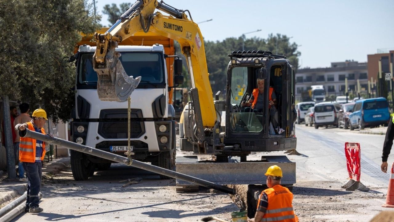 İzmir'de altyapı hamlesi: Sarnıç’ın 75 kilometrelik su hattı yenileniyor