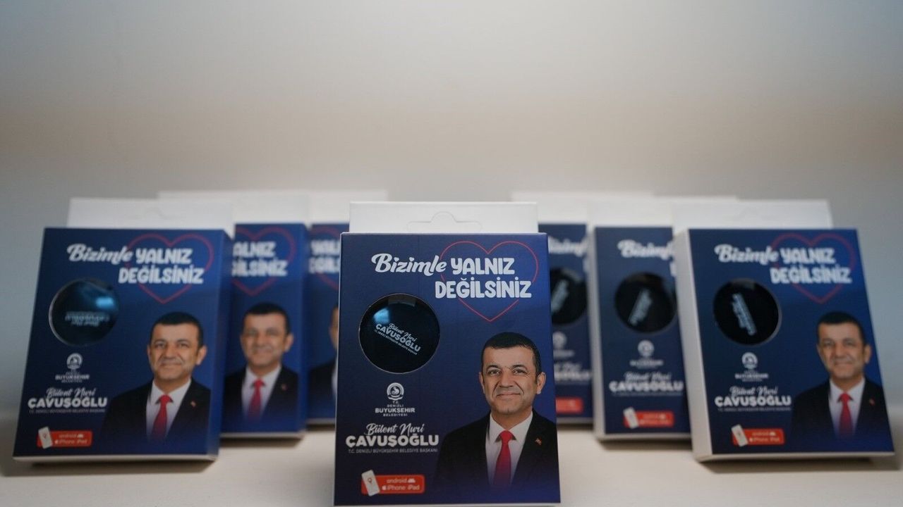 Denizli Büyükşehir Belediyesi ücretsiz GPS cihazı desteği veriyor
