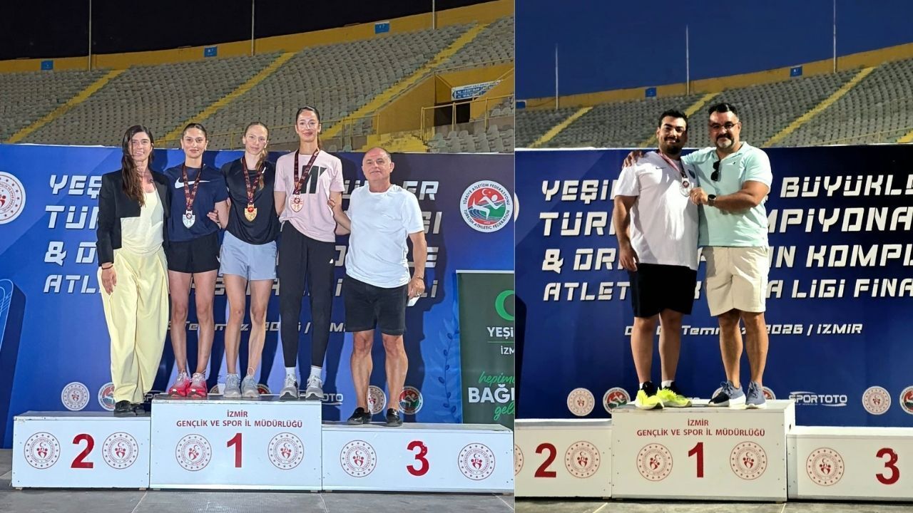 Aydınlı atletler İzmir'deki dev şampiyonada tozu dumana kattı!