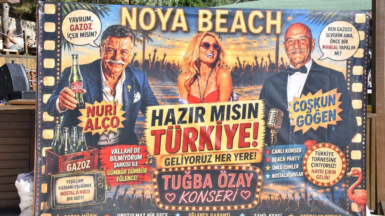 Noya Beach’te yıldızlar geçidi: Tuğba Özay sahnede büyüledi, Nuri Alço gazoz dağıttı!