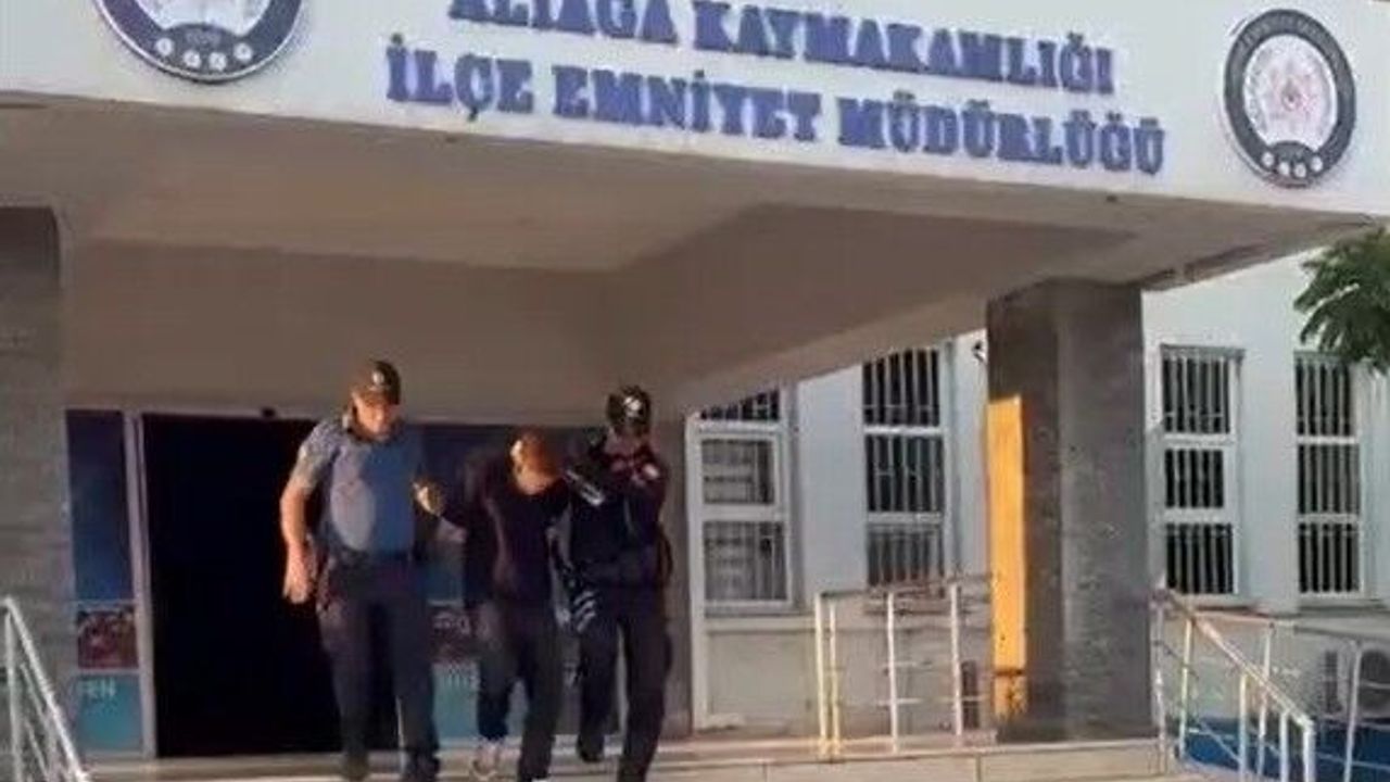 Aliağa'da 23 yıl hapis cezası olan firari dolandırıcı yakalandı