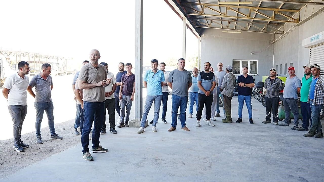 Aydın Germencik Belediyesi aşırı sıcaklar nedeniyle mesai değişti