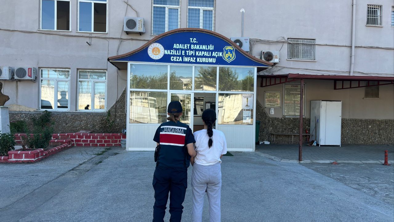 Nazilli'de aranan hırsızlık hükümlüsü genç kız yakalandı