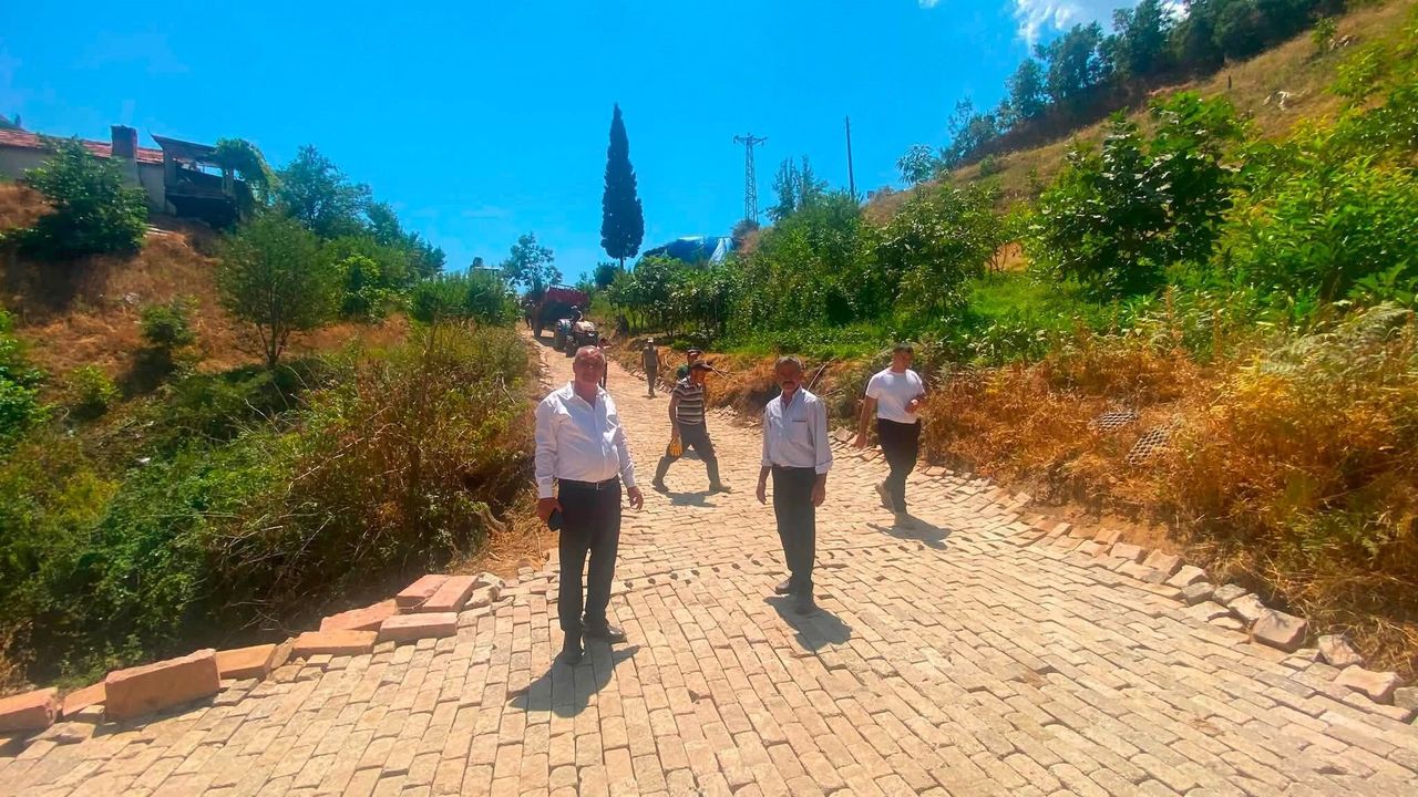 Sultanhisar Cevizdibi mevkisinde yıllardır beklenen yol tamamlandı