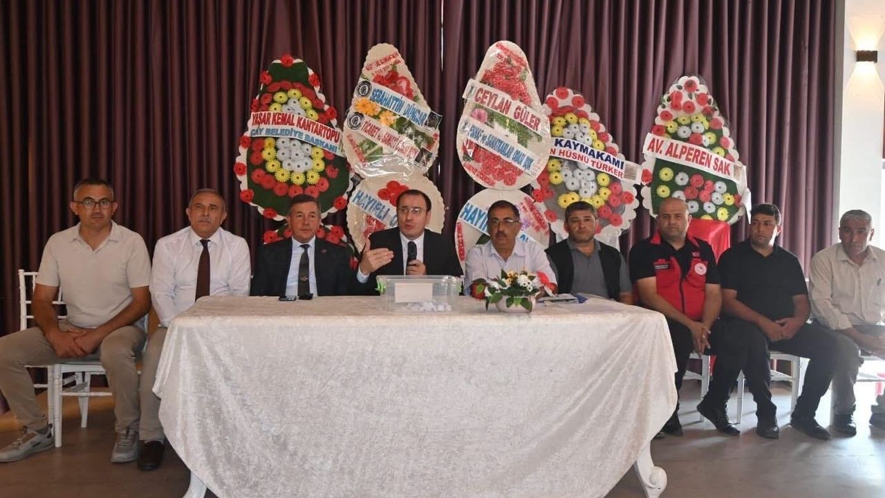 Afyonkarahisar Çay'da koyun desteği kura çekimi ile sahiplerini buldu