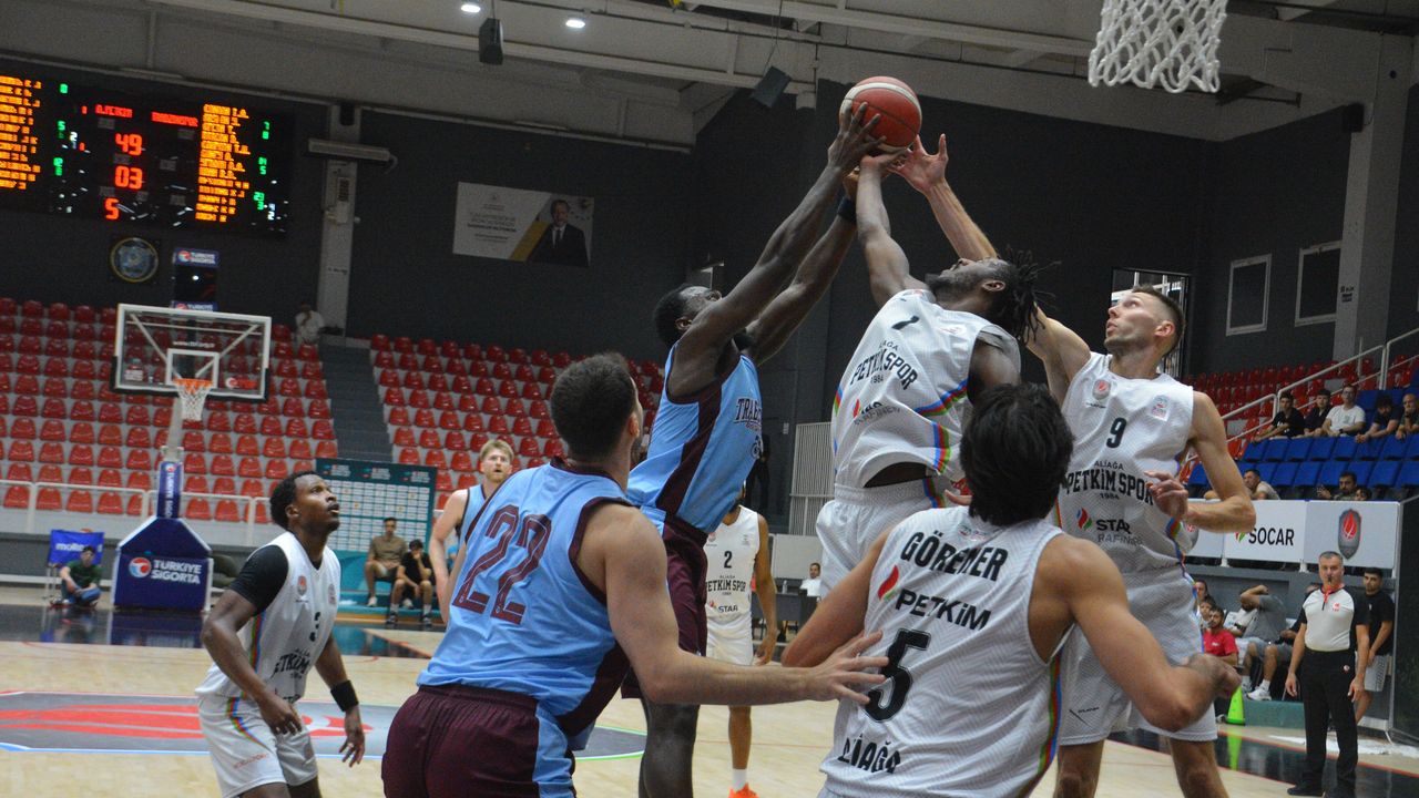 Aliağa Petkimspor Ege Cup maçında Trabzonspor'u farklı yendi