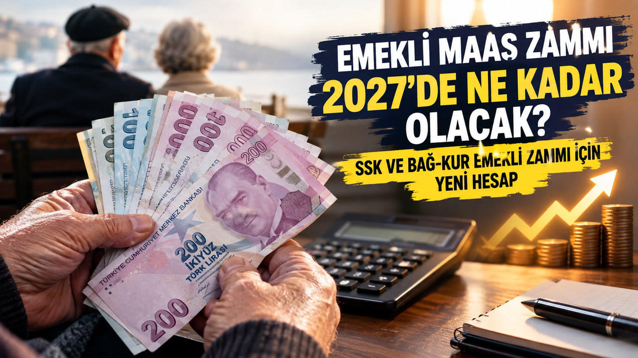 Emekli maaşı zammı 2027 ne kadar olacak? SSK ve Bağ-Kur için yeni hesap: En düşük maaş kaç TL olacak?