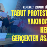 Kemeraltı esnafını bitiriyorlar! Tabut protestoydu yakında biri kendini gerçekten asacak!