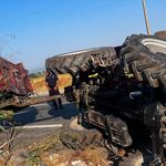 Aydın'daki kazada devrilen traktörün sürücüsü yaralandı