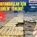 Balçova'da yollar yenilenirken, engelliler unutuldu!