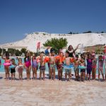 Pamukkale’de ‘Annemle Yüzmenin Tam Zamanı’ projesi devam ediyor