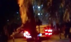 Bayramdan kaçamadı: Dereden vinçle kurtarıldı