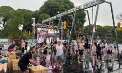 Alsancak Fitness Festivali yoğun yağmur altında büyük ilgi gördü