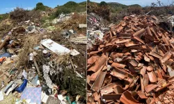 Çeşme'nin güzelliğini molozlar örttü!