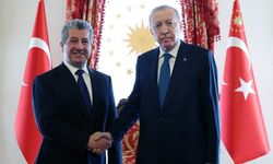 Cumhurbaşkanı Erdoğan, Mesrur Barzani'yi kabul etti
