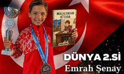 10 yaşında hem dünya ikincisi hem yazar!