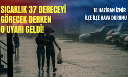 18 Haziran 2026 Perşembe İzmir hava durumu: Öğleden sonra dikkat!