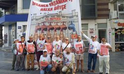 İzmir Emekliler Platformu, Karşıyaka'da NATO bütçesine tepki gösterdi