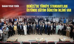 Bakan Yusuf Tekin: Denizli’de Türkiye standartları üstünde eğitim öğretim iklimi var