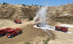Ateş savaşçıların son tatbikatı gerçeğini aratmadı