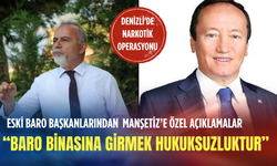 Eski Baro Başkanlarından operasyonlara eleştiri!