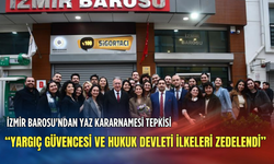 İzmir Barosu'ndan HSK'nin 2026 yaz kararnamesine tepki