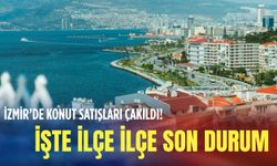 İzmir’de konut satışları çakıldı: İşte ilçe ilçe son durum