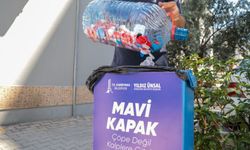 Karşıyaka'da 1 ton mavi kapak engelliler için umuda dönüştü