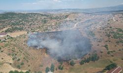 Manisa Kula'daki yangın kontrol altında