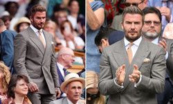 David Beckham, Wimbledon’da şıklığıyla yine gündem oldu