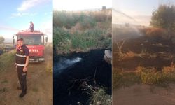 Afyonkarahisar Şuhut'ta rüzgarla büyüyen yangın korkuttu
