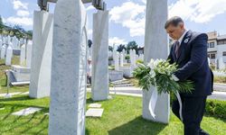 Başkan Tugay Srebrenica Katliamı’nı anma törenlerine katıldı