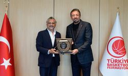 Yukatel Denizli Basket’ten TBF Başkanı Türkoğlu’na ziyaret