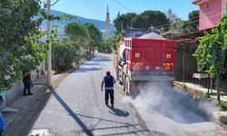 Alaşehir'de 3 mahalleyi birbirine bağlayan yol asfaltlandı!
