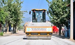 Manisa'da 3 kilometrelik yol yenileme tamamlandı