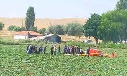 Ankara'da eğitim helikopteri düştü!
