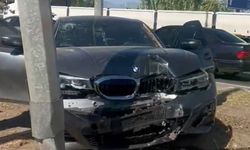 Aydın'da BMW kazaya karıştı: 2 kişi yaralandı