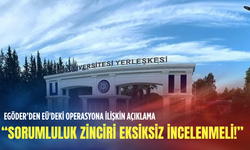 Ege Üniversitesi soruşturması... EGÖDER’den açıklama geldi!