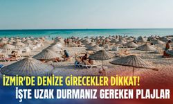 İzmir'de denize girecekler dikkat! İşte uzak durmanız gereken plajlar