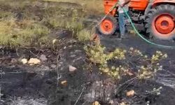 Kütahya’da orman yangını faciasını köylülerin dikkati önledi