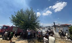 Manisa Kula'da korkutan yangın