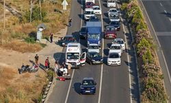 Muğla'da motosiklet kazası az kalsın can alıyordu