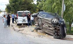 Kaza'da yaralanan 8 kişi hastaneye kaldırıldı