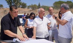 Seferihisar Çevre Yolu Projesi'nde sahada inceleme