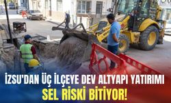 İZSU'dan üç ilçeye dev altyapı yatırımı: Sel riski bitiyor!