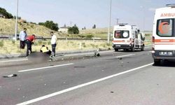 Sinop’taki kazada karavan ile motosiklet çarpıştı: Genç sürücü yaralandı