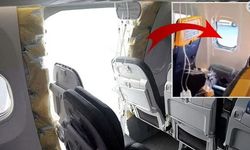 Havada can pazarı! Uçağın motorundan kopan parça camı kırdı, yolcu dışarı fırladı!