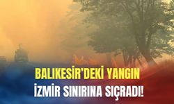 Yangın İzmir sınırlarına ulaştı