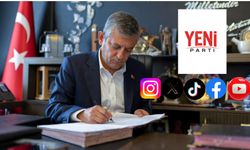 Yeni Parti sosyal medya hesapları nelerdir? Özgür Özel Yeni Parti X, Instagram, Facebook, TikTok ve YouTube adresleri