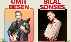 Aydın'da müzik dolu iki gece: Ümit Besen ve Bilal Sonses geliyor!